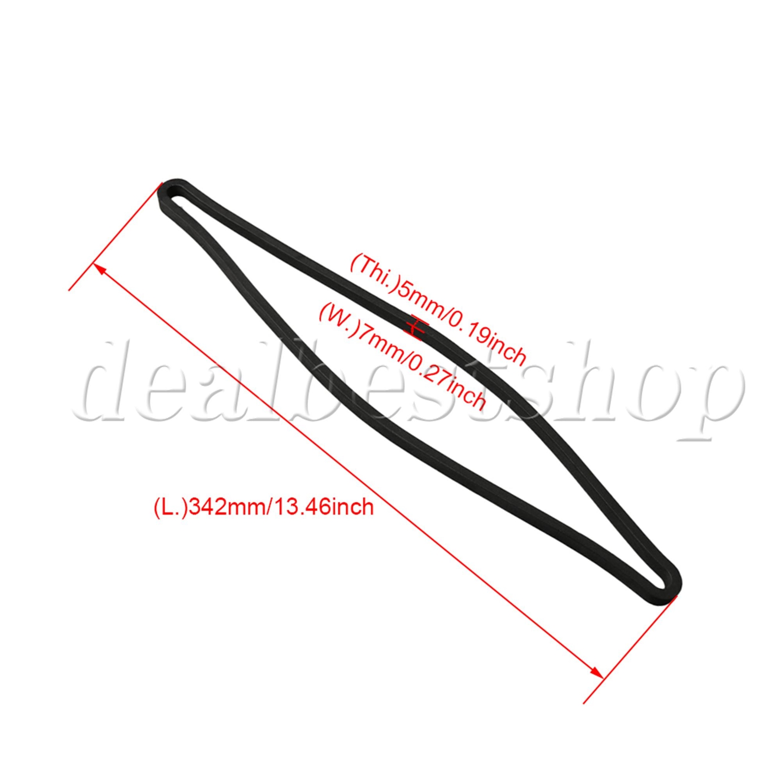 V2200 Black Sealer Foam Gasket Replacement with 2Pcs Heat Insulation Tape