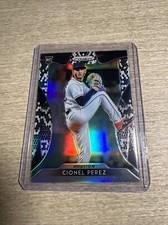 2019 Panini Prizm Tier II Snake Skin Prizm /50 Cionel Perez #185 Rookie RC