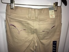 NWT Gap 1969 Khaki Sz 8 x 26 Girls Jeans Authentic Stretch Brand New