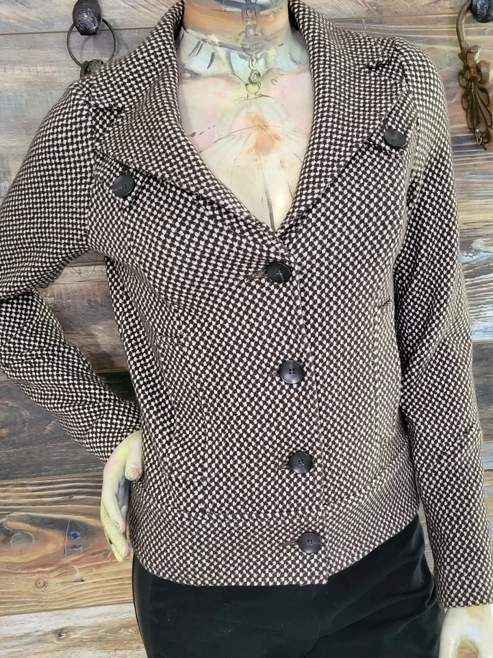 Cárdigan suéter Diane Von Furstenberg lana algodón talla 6 Foto 2 de 4