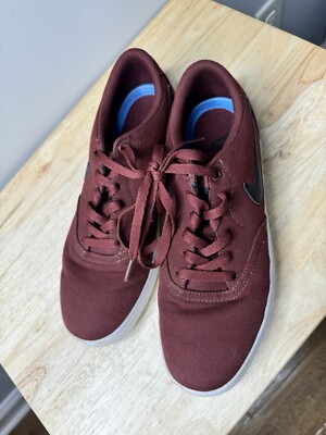 Nike Men’s‎ Check Solarsoft Canvas SB Sneakers - Dark Team Red - size 10 Nike Men main image 3