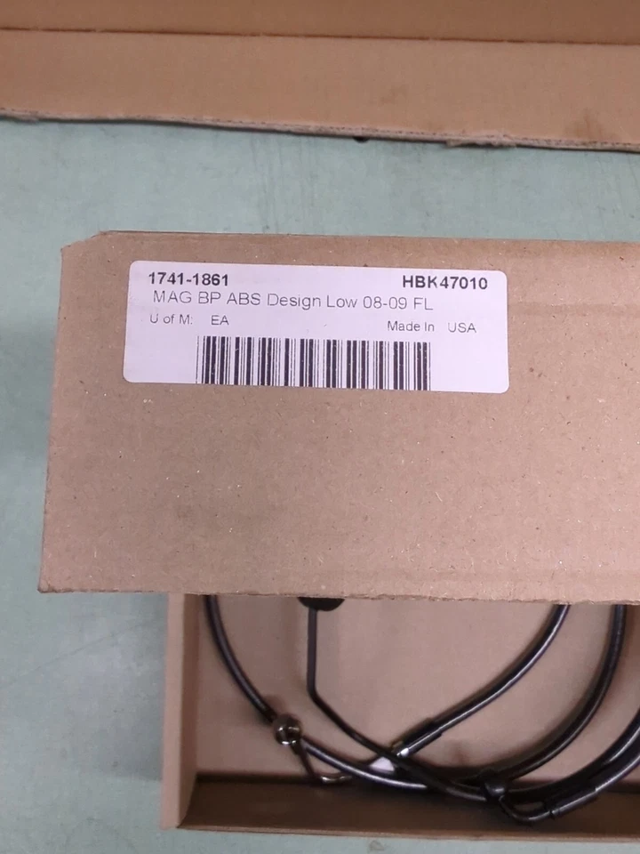 Harley-Davidson 1741-186 1 línea de freno negra 08-09fl Magnum Foto 3 de 3