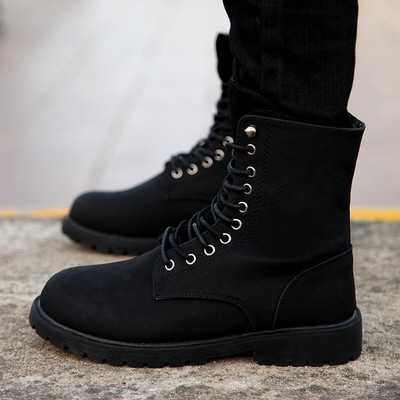 retro combat boots
