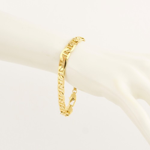 Nachlass Mariner Gliederkette Armband vergoldet groß Herrengröße 8,25” - Bild 2 von 7