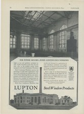 1927 David Lupton's Sons Co. Ad: Wm Hale Thompson Pumping Station Pics, Chicago