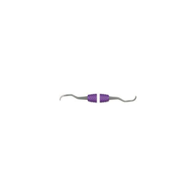 PDT R016 Cruise Line Amazing Gracey 1/2 Double End Currette Purple Resin Handle