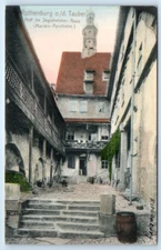 ROTHENBURG ob der Tauber - Hof im Jagstheimer-haus GERMANY Postcard
