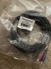 Monoprice 6ft 22AWG 3-RCA Component Video Coaxial Cable (RG-59/U) - Black