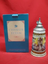 ANHEUSER BUSCH BUDWEISER CHERUB STEIN IN ORIGINAL BOX