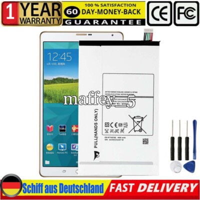 Akku für Samsung Galaxy Tab S 8.4'' Tablet SM-T700 SM-T701 SM-T705 SM-T705C accu