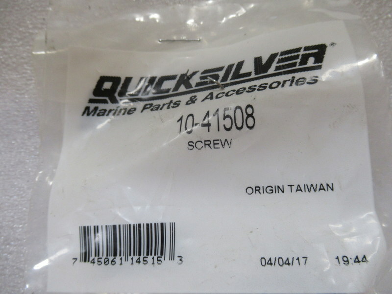 たまページ Z32 Genuine Mercury Quicksilver 10-41508 Screw OEM New Factory