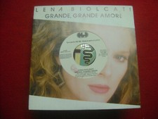 LENA BIOLCATI GRANDE GRANDE AMORE 7" ITALY PROMO+JB COVER FORATA+B.OCEAN+NMINT