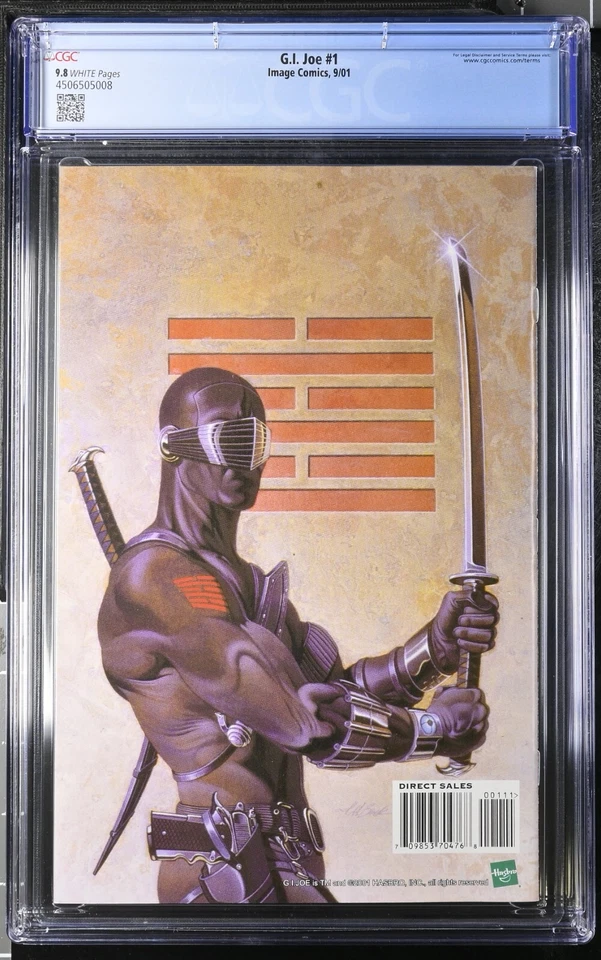 G.I. Joe #1 (2001) Image J Scott Campbell CGC Universal 9.8 1st App Kamakura - Image 2 of 2