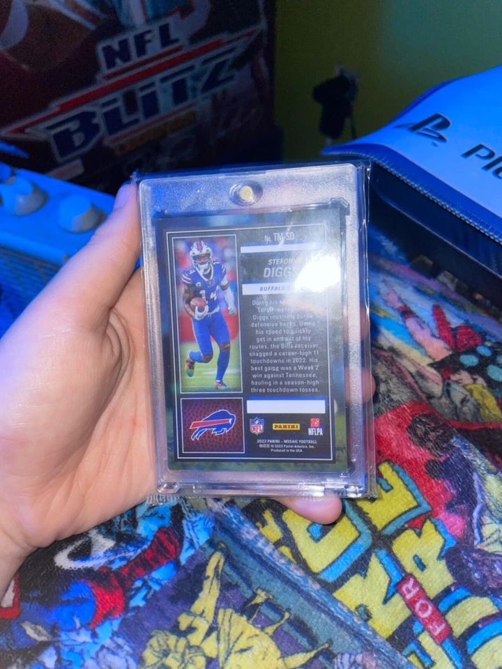 Stefon Diggs touchdown masters card 2022 season cool card  - Image 2 of 2