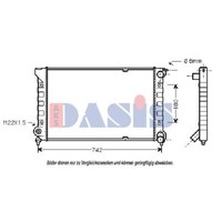 KüHler WasserküHler Passend FüR Vw Golf Ii Jetta 19E 1G1 1.6 1.8I Cat 1.8 53B
