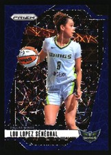 Lou Lopez Senechal 2024 Panini Prizm WNBA Blue Velocity Prizms #121 Dallas Wings