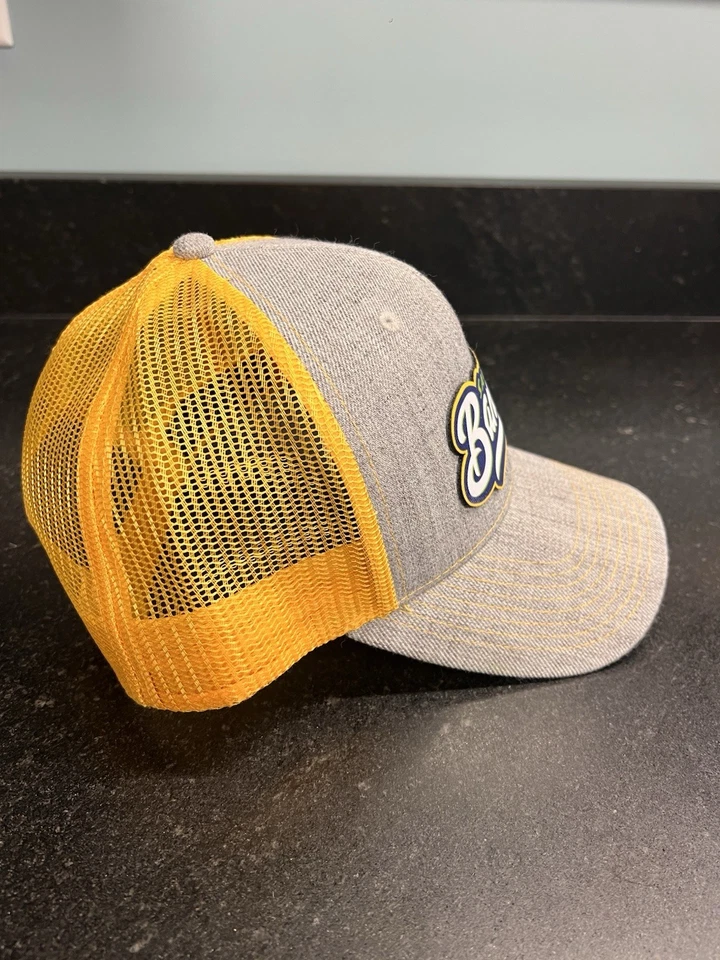 New Savannah Bananas Baseball Hat Cap Made By Fahrenheit Headwear Yellow & Gray - Image 4 of 4