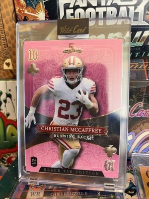 2026 Wild Card 5 Card Draw Black Tie Edition Christian Mccaffrey 1