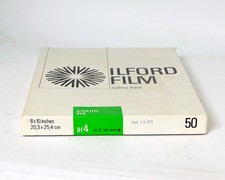 Ilford Ilfolith IH 5 8x10 50 Sheets B W Ilford Safety Base RARE New