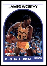 James Worthy 1989-90 Hoops #210 Lakers NBA READ FREE SHIPPING AutographDen