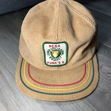 Vintage Funk's G Corn Utilization Project Corduroy Snapback Hat K-Products USA
