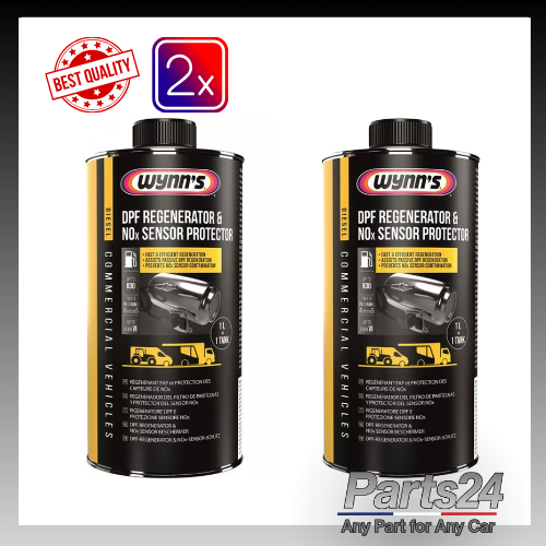 2x WYNNS Wynns CV Dpf Regen And Nox Sensor Protector 1 Litre - W28090