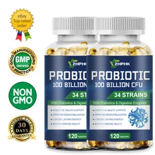 Probiotics 50 Billion CFU Potency Digestive Immune Health 240 Capsules DIGESTIVE