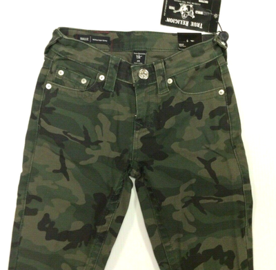 True Religion camo 迷彩 ストレート　デニムSwag True Religion Military US Army Camo Distressed Super Skinny