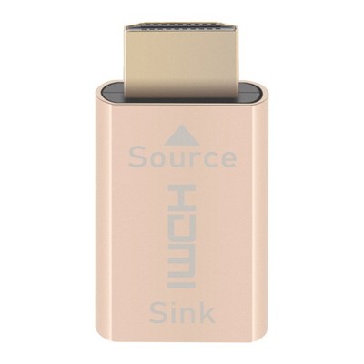 Lock Screen  Holder KVM HDMI2.0 Virtual Adapter EDID DDC Dummy Plug for 5816