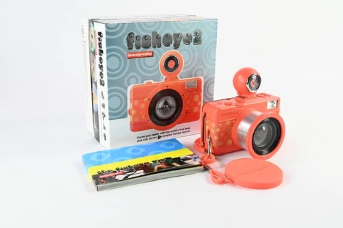 Lomography Fisheye 2  35 MM Film Camera With Strap #G554