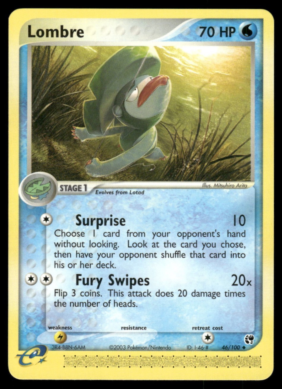 Pokemon Lombre - 46/100 46/100 Uncommon Sandstorm NM