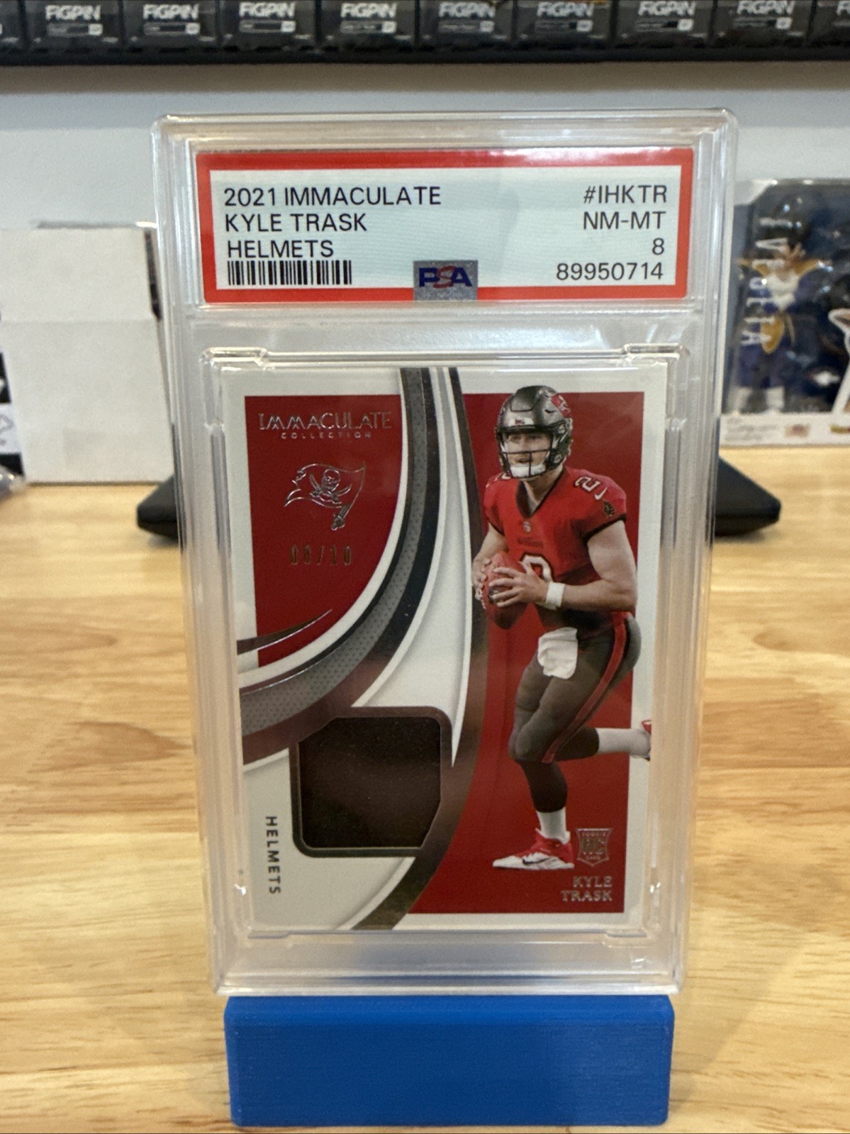 Kyle Trask Panini Immaculate Collection Helmets #IHKTR Base