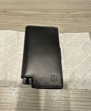 Ekster Wallet Pro Vachetta Leather Black Holds 1-13 Cards RFID Blocking Aluminum