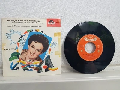 Lolita - Der weiße Mond von Maratonga / Corabella 1957 Single 7“ Lolità Seemann - Bild 1 von 2