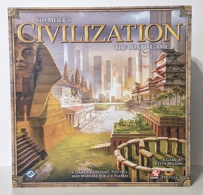 Sid Meier's Civilization: The Board Game :   2010    Used, SOME PARTS MISSING