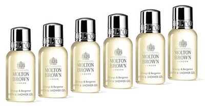 MOLTON BROWN 180 ml Orange & Bergamot Bath & Shower Gel Neu 6 x 30 ml Duschgel