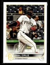 2022 Topps #537 Oneil Cruz Rookie Card Pittsburgh Pirates. rookie card picture