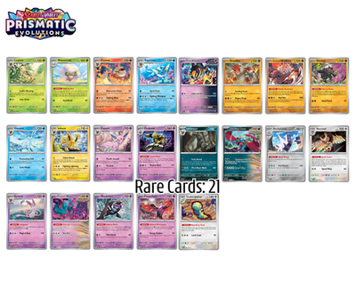Pokemon Prismatic Evolutions Complete Set of all 100 C/UC/R Cards NM Lot | eBay Pokemon Prismatic Evolutions Complete Set of all 100 C/UC/R Cards NM Lot | eBay