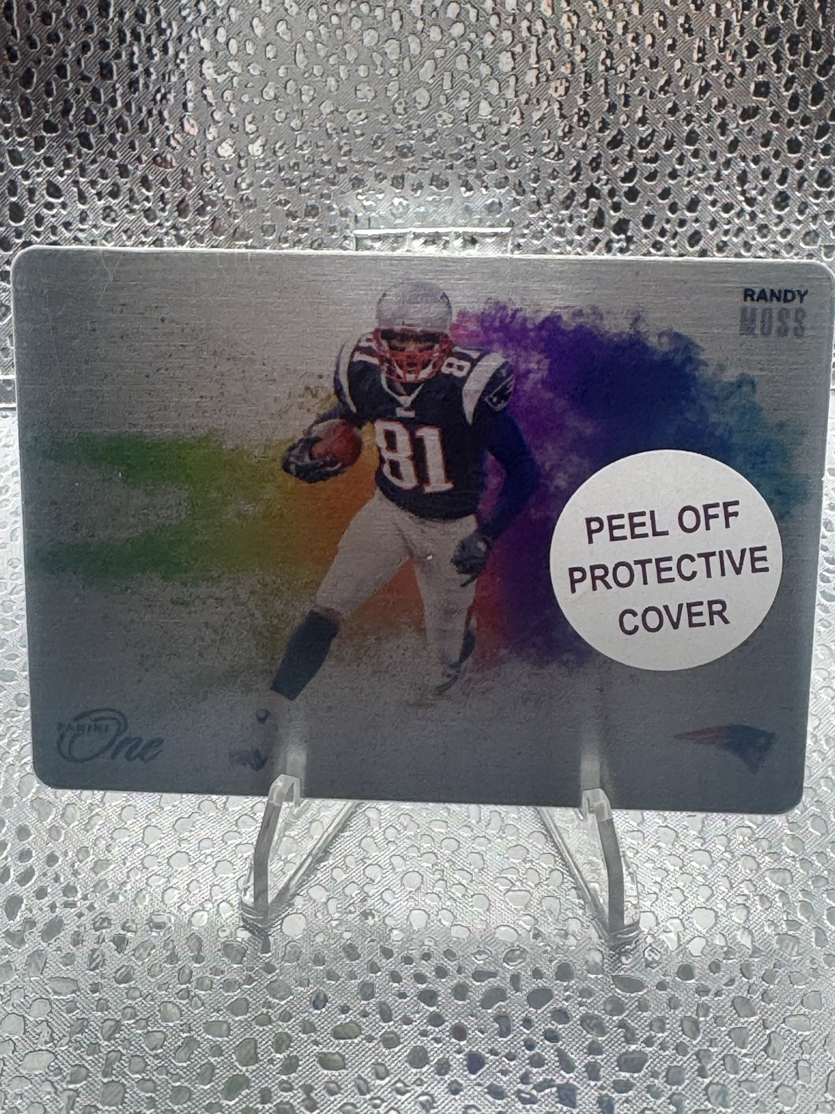 2024-25 Panini One RANDY MOSS COLOR BLAST SSP New England Patriots CASE HIT! 🔥