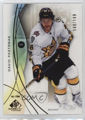 2024-25 Upper Deck SP Game Used All-Stars Gold 140/149 David Pastrnak #157 1s7e