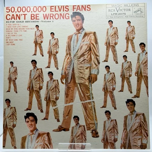Elvis Presley LPM-2075 Elvis’ Gold Records Vol. 2 MONO “Magic Millions” RCA