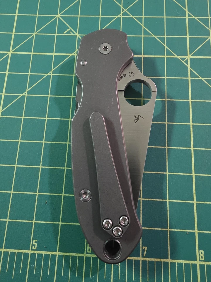 Spyderco Para 3 20cv RGT Ti Scales - Image 4 of 4