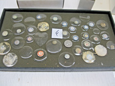 35 Assorted Vintage Glass Wristwatch  Pocket Watch Crystals Lot F