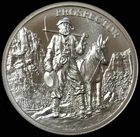 PROSPECTOR & JACKASS 1oz 999 FINE SILVER ROUND PROVIDENT