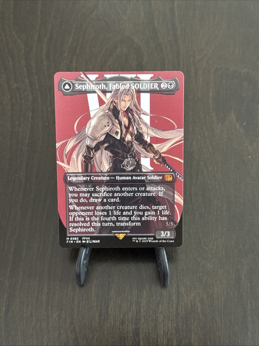 Sephiroth, Fabled SOLDIER Borderless M 0382 Final Fantasy