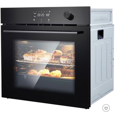 24  Electric Built-In Wall Oven 240V 70L 2.5Cu.Ft Black Touch Panel G66DQ-AC