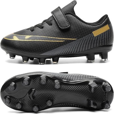 Jungen Fußballschuhe Astro Turf Sportschuhe schwarz Junior UVP £40 NEU UK-Größe 5