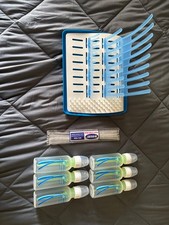 Dr Brown  s bottles 6 , Dr Brown  s bottle drying rack/pack of new straw brushes
