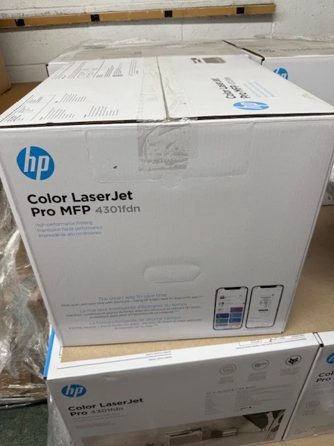HP Color LaserJet Pro MFP 4301fdn 1 year warranty Sealed Box 4RA81FR - Image 4 of 4