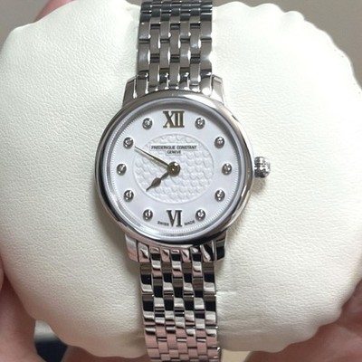 Frederick Constant Analog Quartz Women Slim Line Mini With Case Vintage 91208499